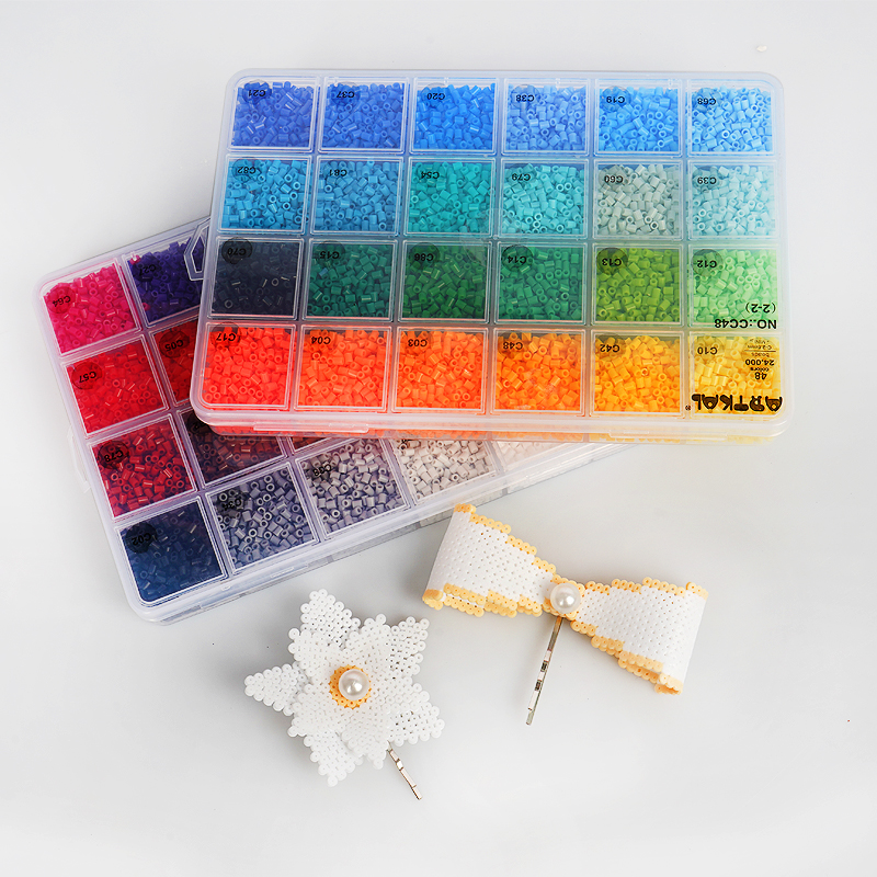 2.6mm mini artkal beads box set 48 colors for making fuse be