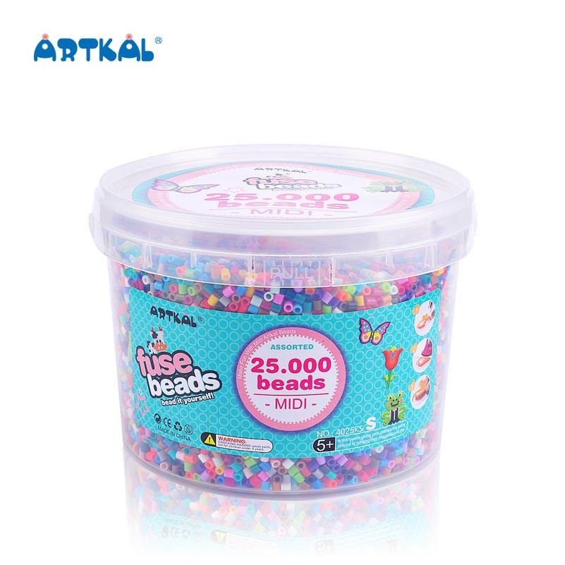 Wholesale Diy Toy 20 Mix Colors 25000pcs Midi Artkal Fuse Be