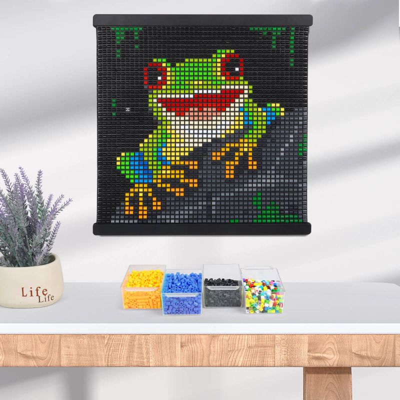 Colorful Frog Snap Fuse Bead Kit